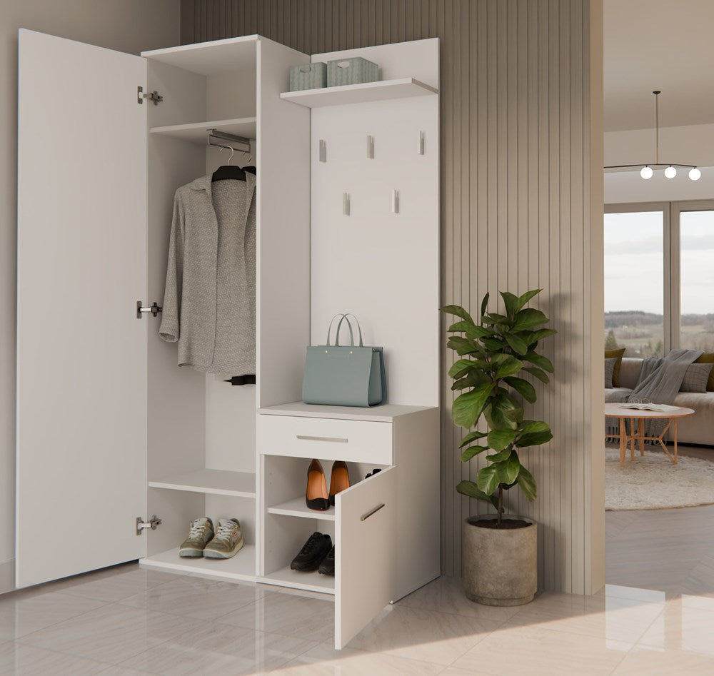 Garderobe UWE Weiß rechts