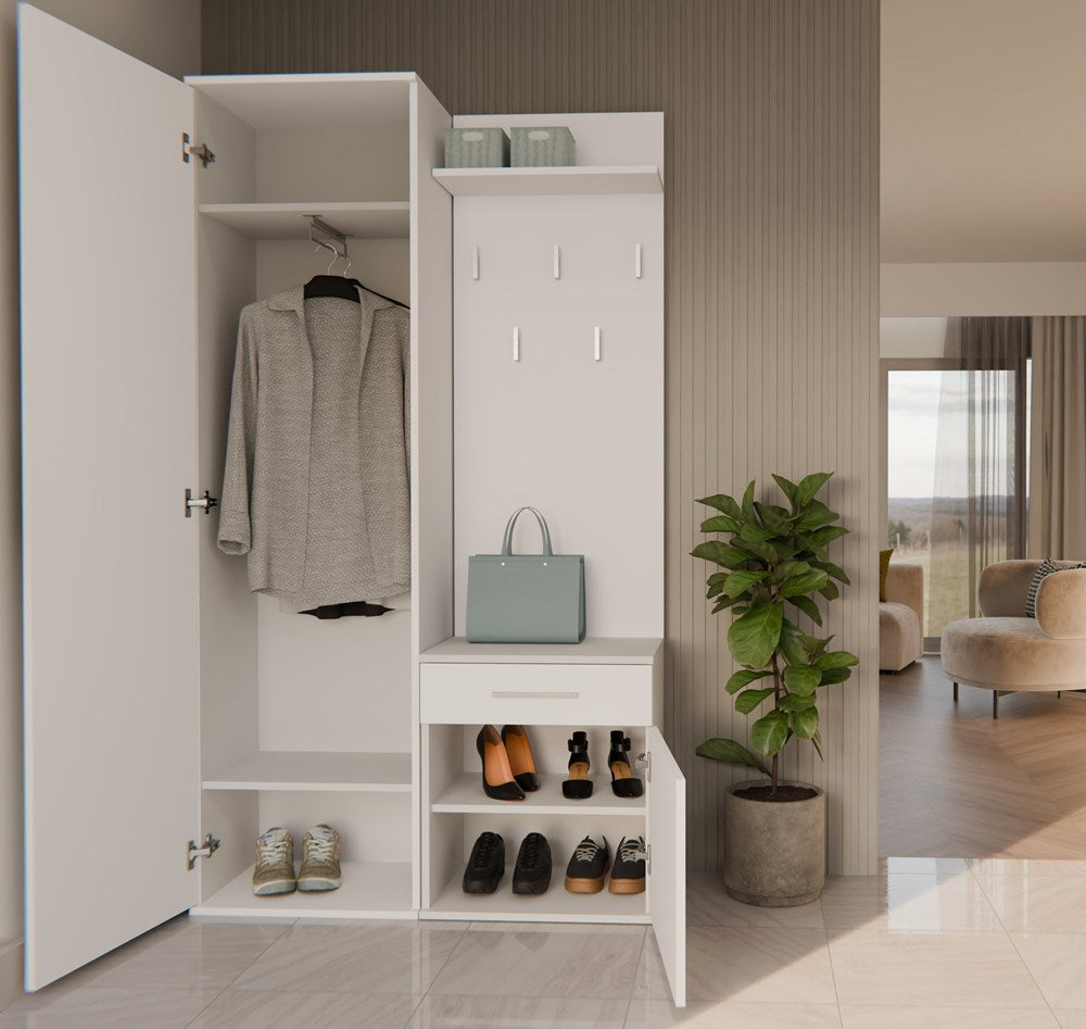 Garderobe UWE Weiß rechts