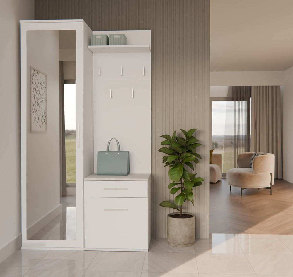 Garderobe UWE Weiß rechts