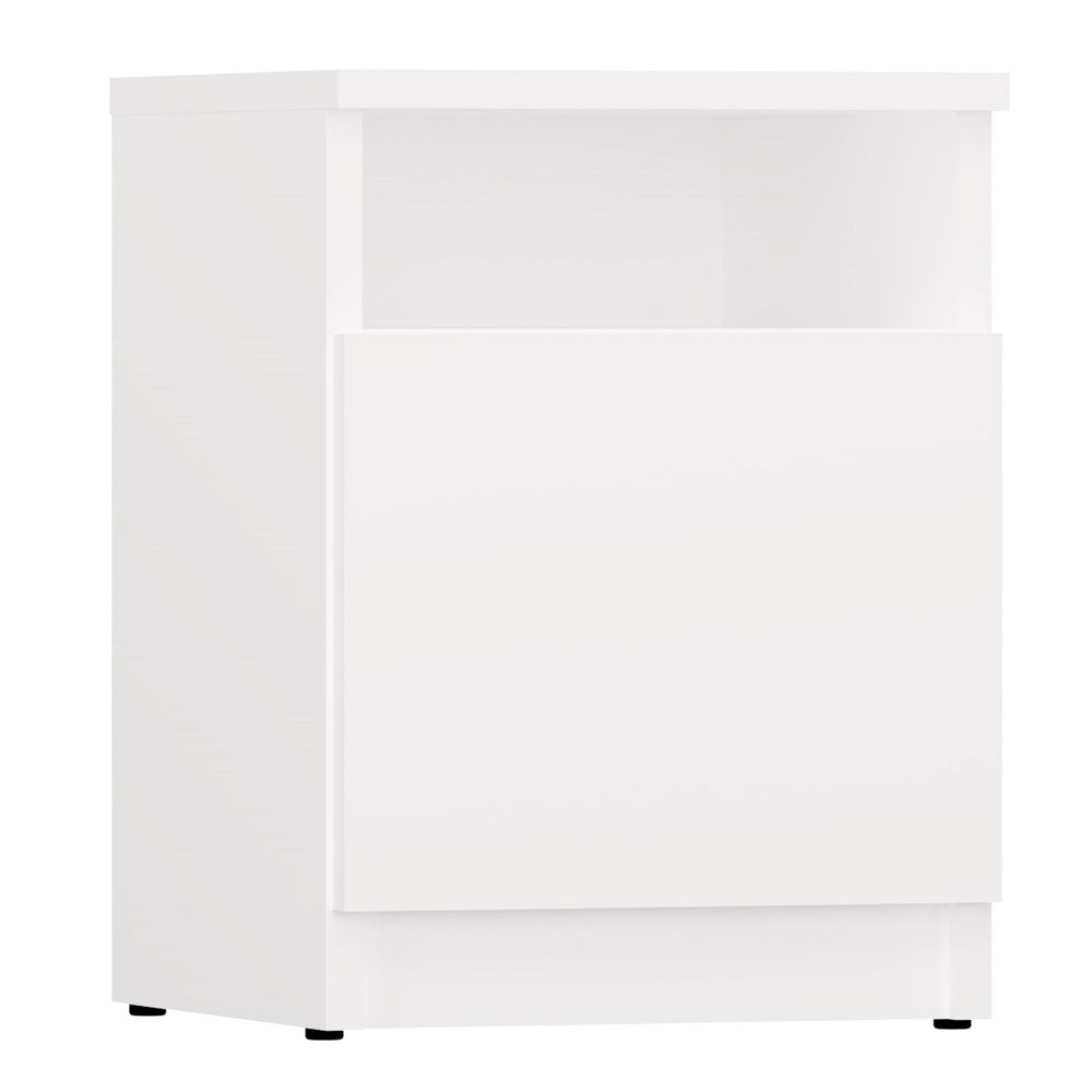 Nachttisch Marc Weiß 30 cm breit mit TIP-ON System