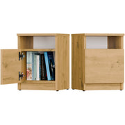 Nachttisch Marc Artisan Eiche 30 cm breit mit TIP-ON System