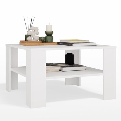 Couchtisch UNO Weiß 68x68
