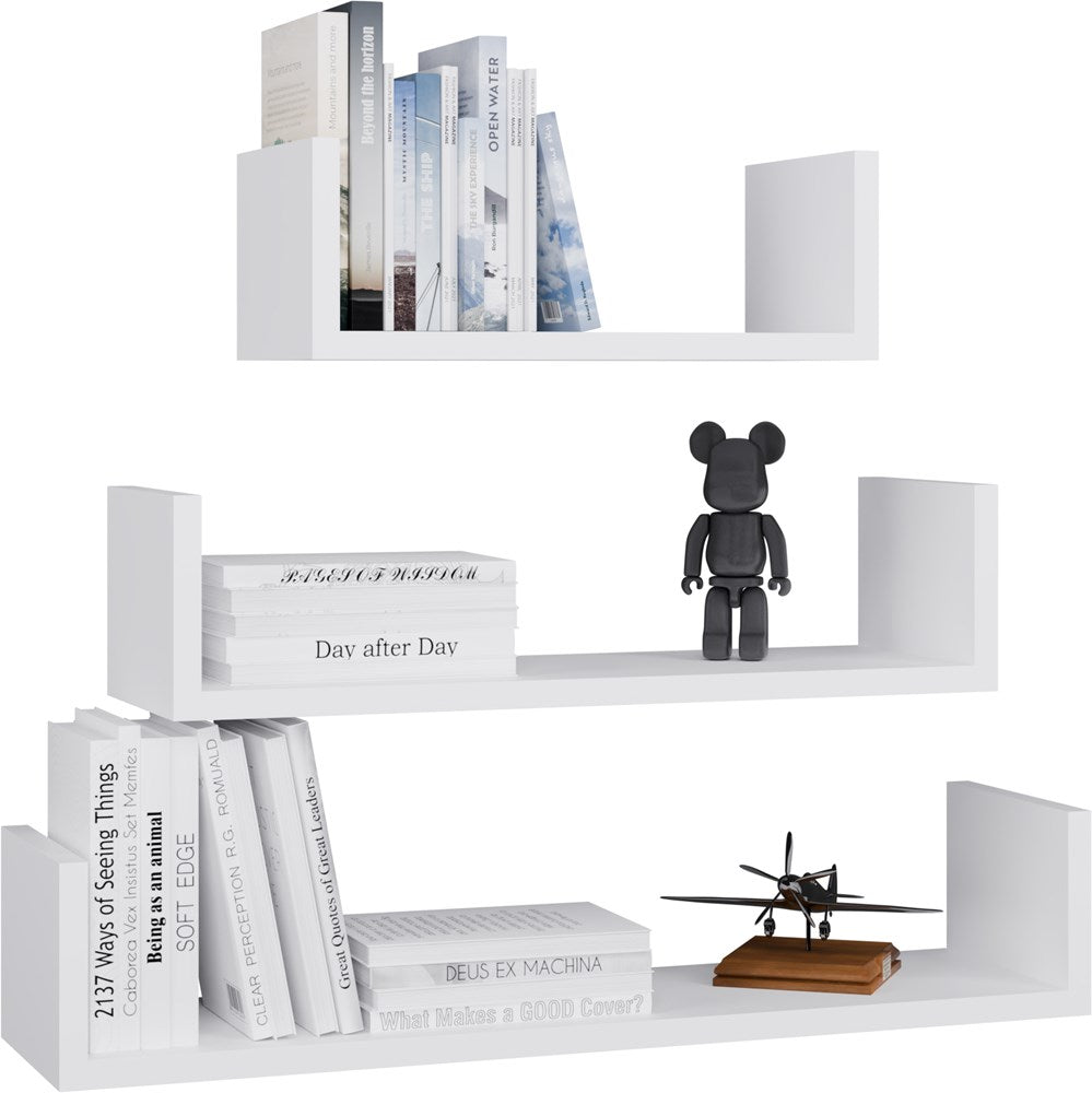 Wandregal Mobi 3P Set Weiß Matt