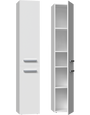 Badezimmerschrank Heinrich Weiß 31 cm breit