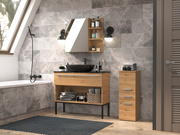 Badezimmerschrank Heinrich V DDS Artisan-Eiche mit Schublade und 2 Türen