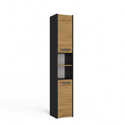 Badezimmerschrank Felix Anthrazit/Artisan 30 cm breit