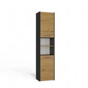Badezimmerschrank Felix Anthrazit/Artisan 40 cm breit