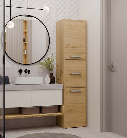Badezimmerschrank Felix Artisan Eiche rechts mit 3 Türen