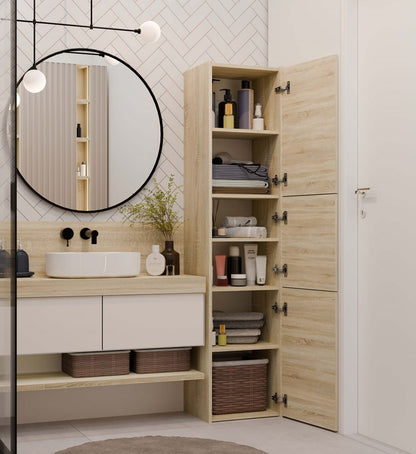 Badezimmerschrank Felix Sonoma Eiche 40 cm breit