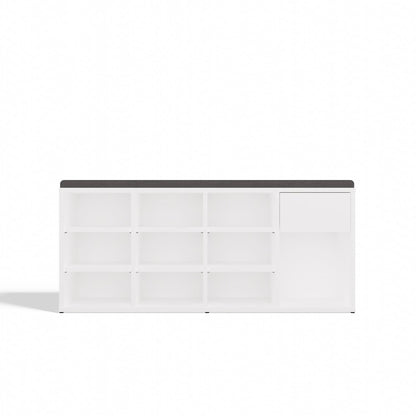 Schuhschrank MAO Weiß mit 1 Schublade