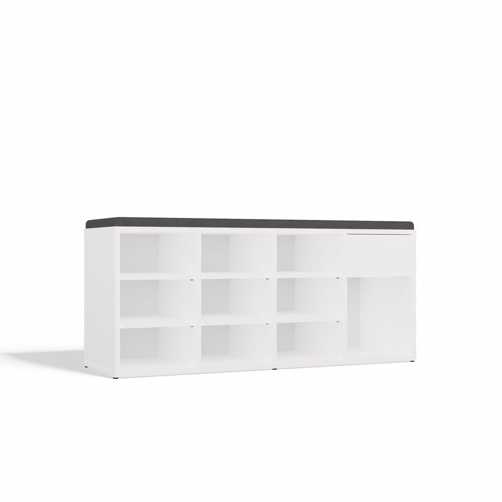 Schuhschrank MAO Weiß mit 1 Schublade