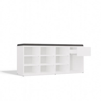 Schuhschrank MAO Weiß mit 1 Schublade