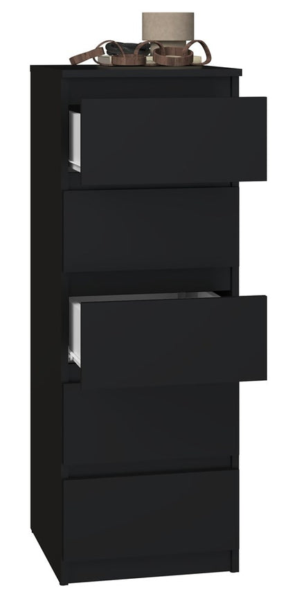 Kommode Wolfgang Schwarz 40 cm breit