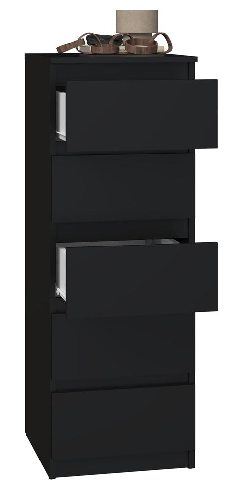 Kommode Wolfgang Schwarz 40 cm breit