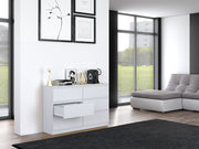 Kommode Wolfgang Weiß mit 6 Schubladen, 120 cm