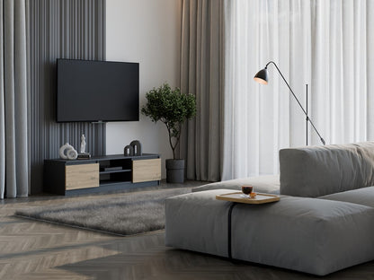 TV-Schrank Wolfgang Anthrazit/Artisan 140 cm