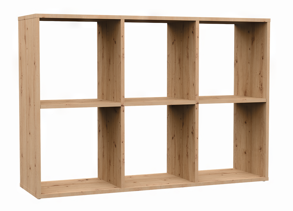 Standregal Frank Artisan Eiche 2x3