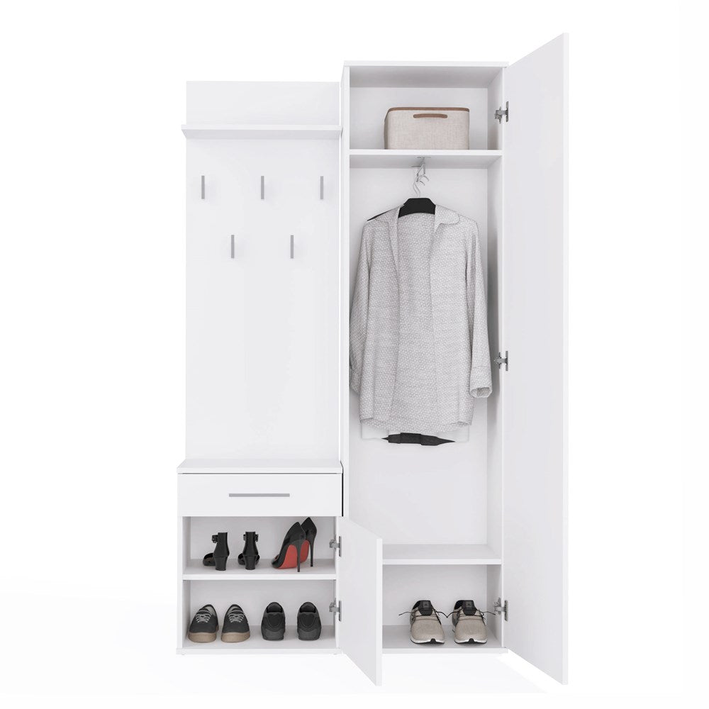 Garderobe UWE Weiß rechts