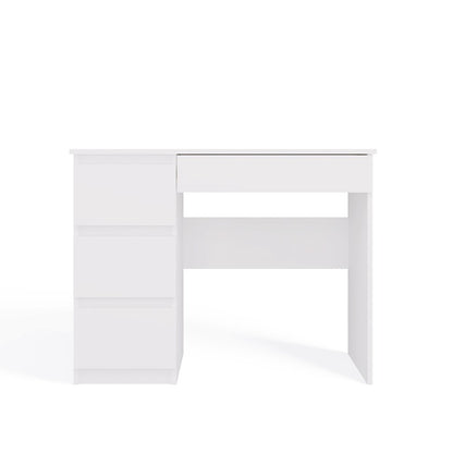 Schreibtisch Gisela Weiß links 98 cm