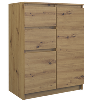 Kommode Wolfgang Artisan Eiche mit 2 Türen 70 cm