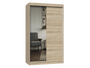 Kleiderschrank Inge Sonoma-Eiche A/C 120 cm