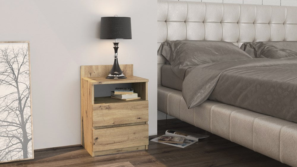 Nachttisch Wolfgang Artisan Eiche 40 cm breit