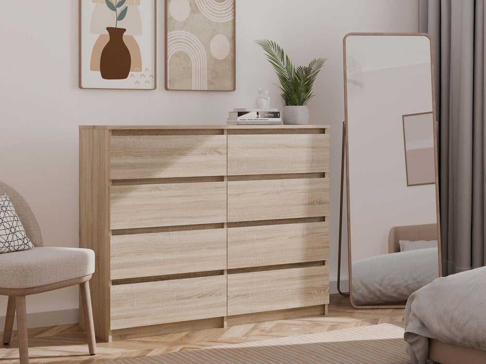 Kommode Wolfgang Sonoma Eiche 120 cm