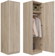 Kleiderschrank Wolfgang Sonoma Eiche TIP-ON 50 cm