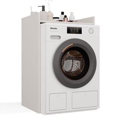 Waschmaschinenunterschrank POLA NP mit Regal in Kaschmir Beige