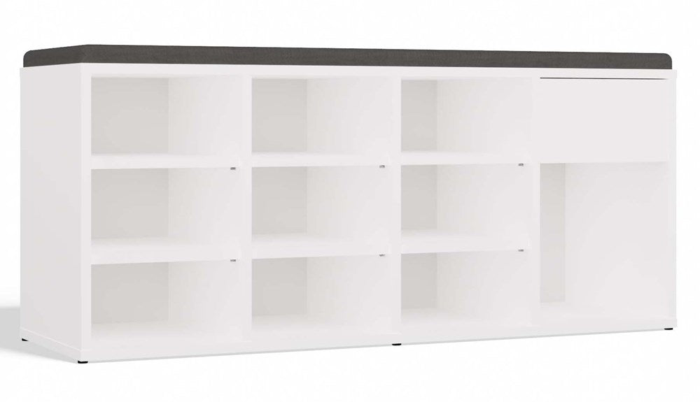 Schuhschrank MAO Weiß mit 1 Schublade