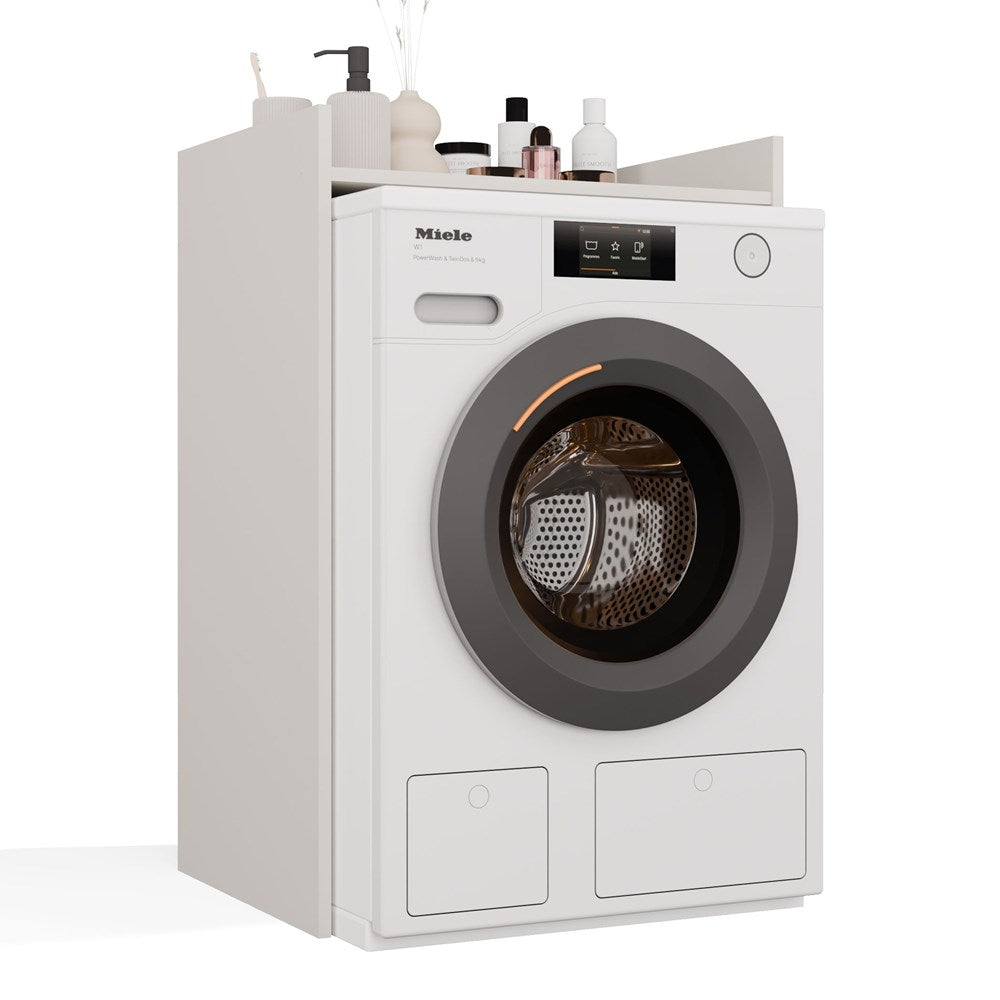 Waschmaschinenunterschrank POLA NP mit Regal in Kaschmir Beige