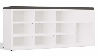 Schuhschrank MAO Weiß mit 1 Schublade
