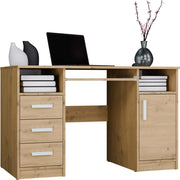 Schreibtisch Klaus Artisan Eiche mit 1 Tür 120 cm