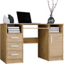 Schreibtisch Klaus Artisan Eiche mit 1 Tür 120 cm