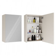 Badezimmerschrank Peter Kaschmir mit Spiegel 40 cm breit