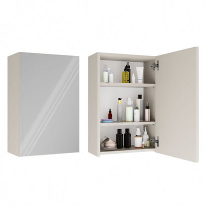 Badezimmerschrank Peter Kaschmir mit Spiegel 40 cm breit