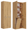 Badezimmerschrank Heinrich Artisan Eiche mit Wäschekorb