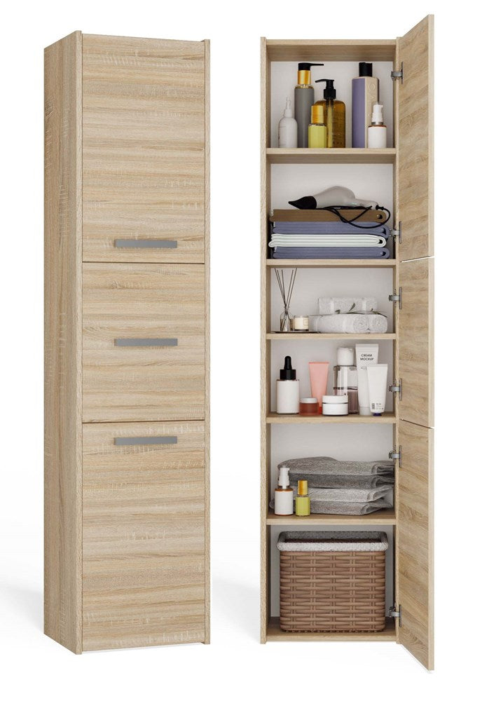 Badezimmerschrank Felix Sonoma Eiche 40 cm breit