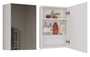 Badezimmerschrank Peter Weiß mit Spiegel 40 cm breit