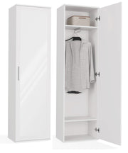 Garderobe UWE Weiß mit Spiegel