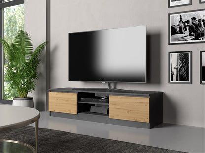 TV-Schrank Wolfgang Anthrazit/Artisan 140 cm