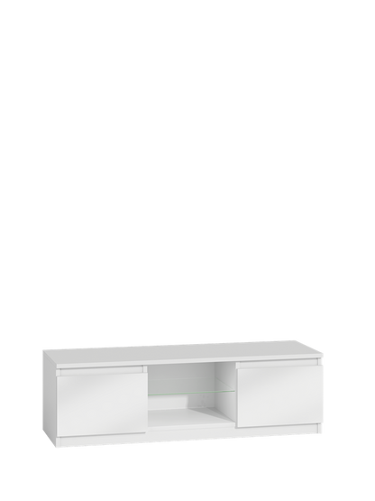 TV-Lowboard Malwa in Weiß Hochglanz