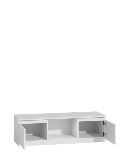 TV-Schrank Wolfgang Weiß Hochglanz 140 cm