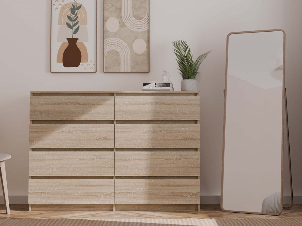Sideboards Wolfgang Sonoma Eiche 138 cm