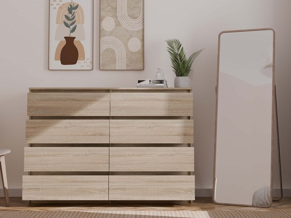Sideboards Wolfgang Sonoma Eiche 138 cm