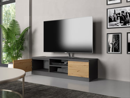 TV-Schrank Wolfgang Anthrazit/Artisan 140 cm