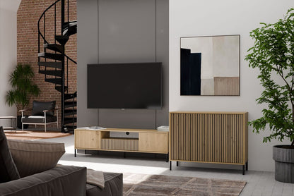 Kommode Klaus TIP-ON-System Artisan-Eiche 2T